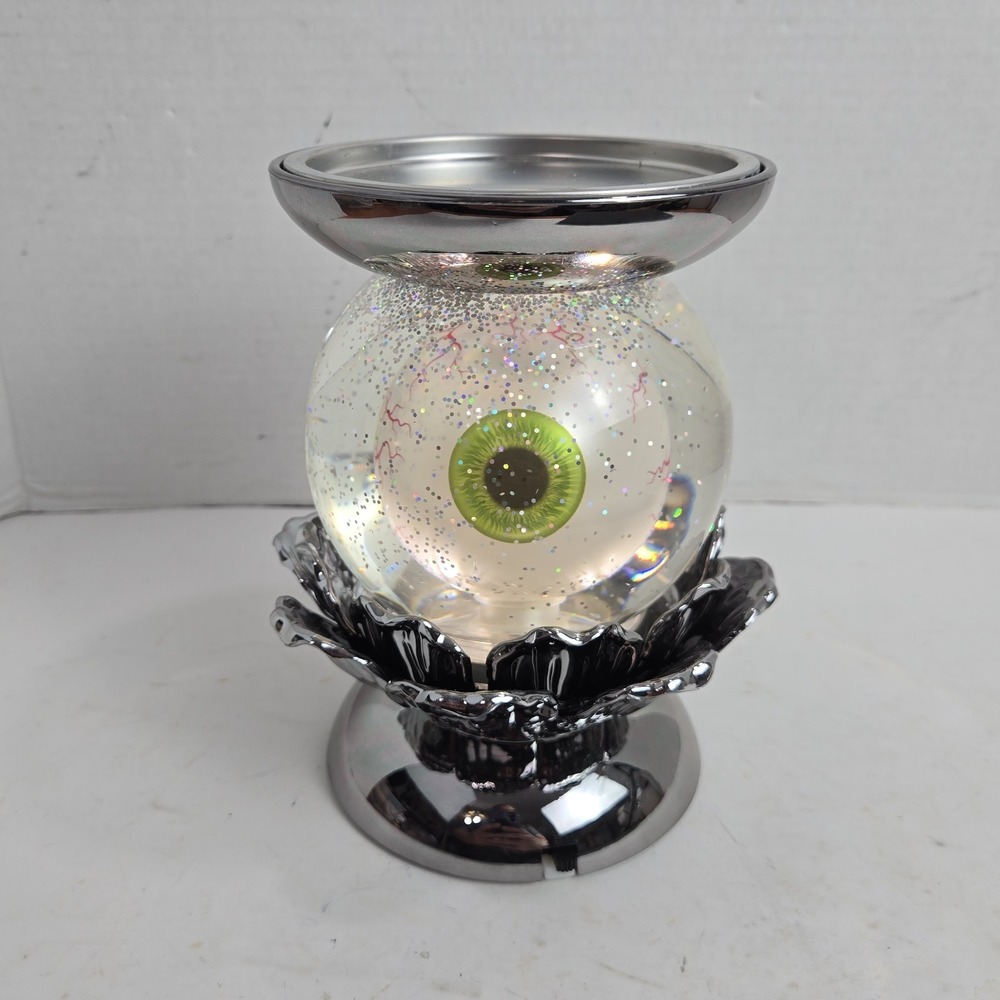 Bath & Body Works Halloween Spooky Eyeball Glitter LED Water Globe Candle Holder